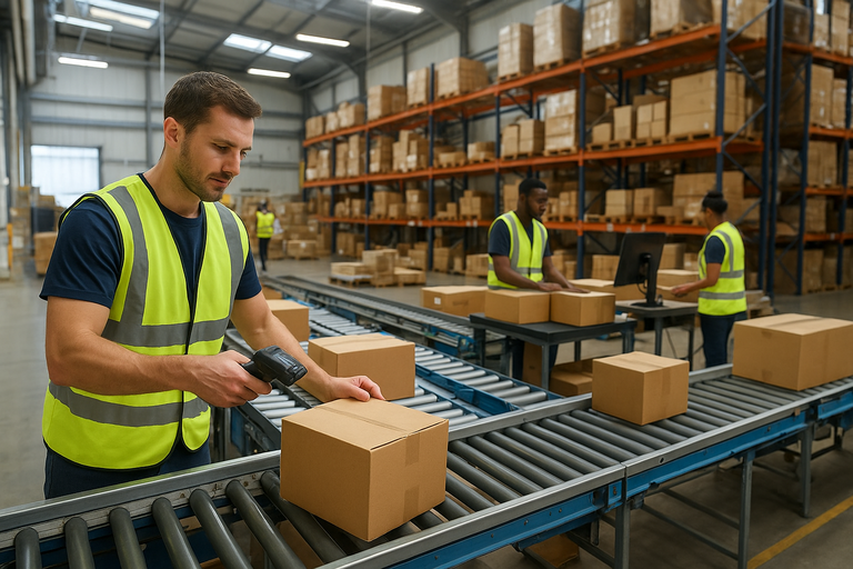 Pallet Storage Centre in Manchester UK Pick and Pack Warehouse