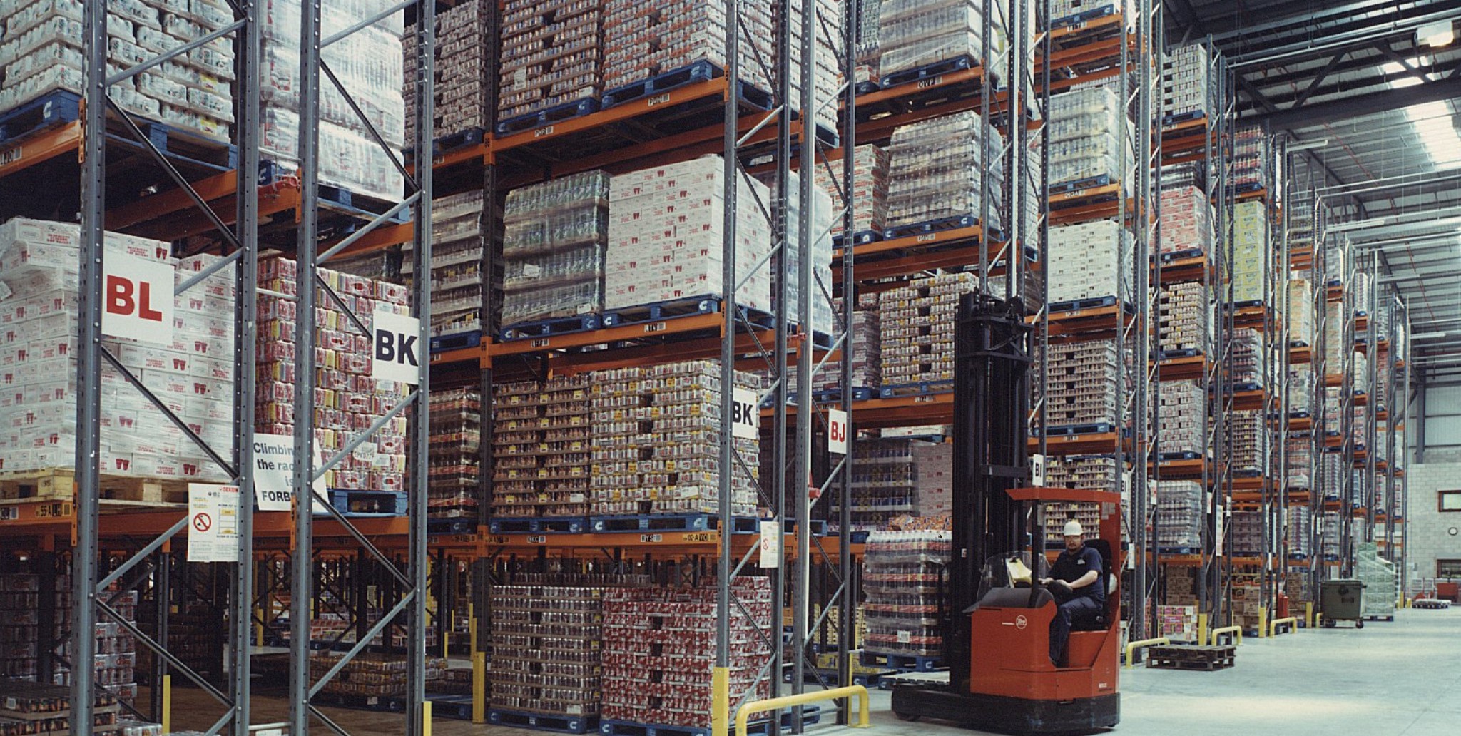pallet storage facility warehouse